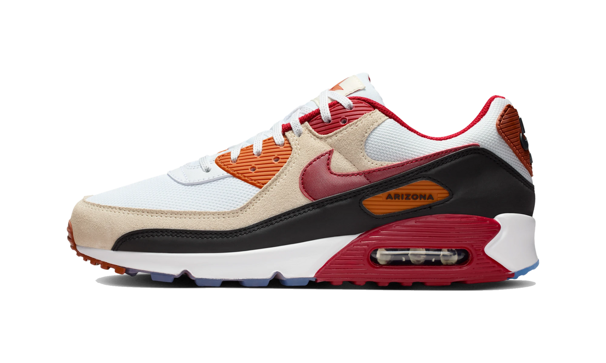 Overkicks - Nike Air Max 90 Arizona Cardinals (II7535-100) - vista lateral
