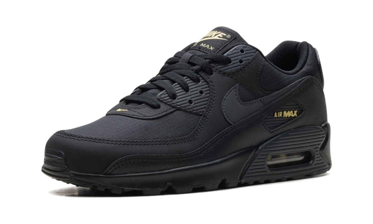 Overkicks - Nike Air Max 90 Black Buff Gold (IB7680-001) - detalle suela