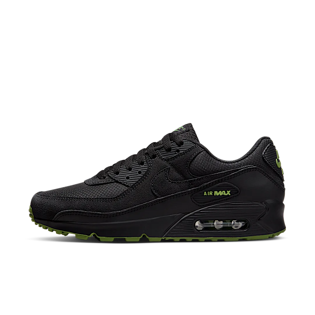 Overkicks - Nike Air Max 90 Black Chlorophyll (DQ4071-005) - vista lateral