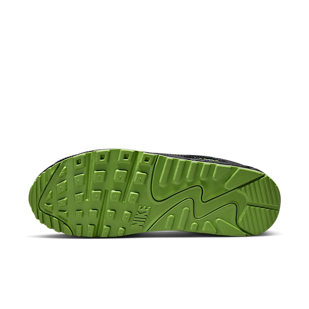 Overkicks - Nike Air Max 90 Black Chlorophyll (DQ4071-005) - detalle suela