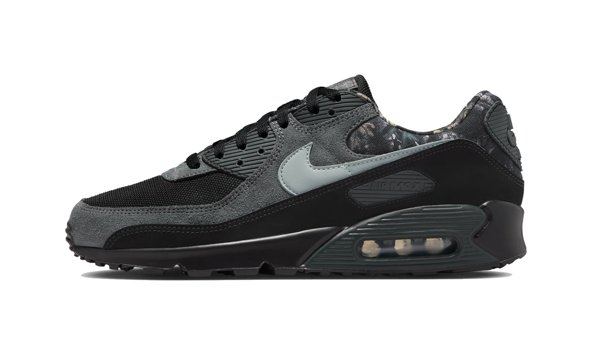 Overkicks - Nike Air Max 90 Black Realtree Edge Camo (IQ0300-001) - vista lateral