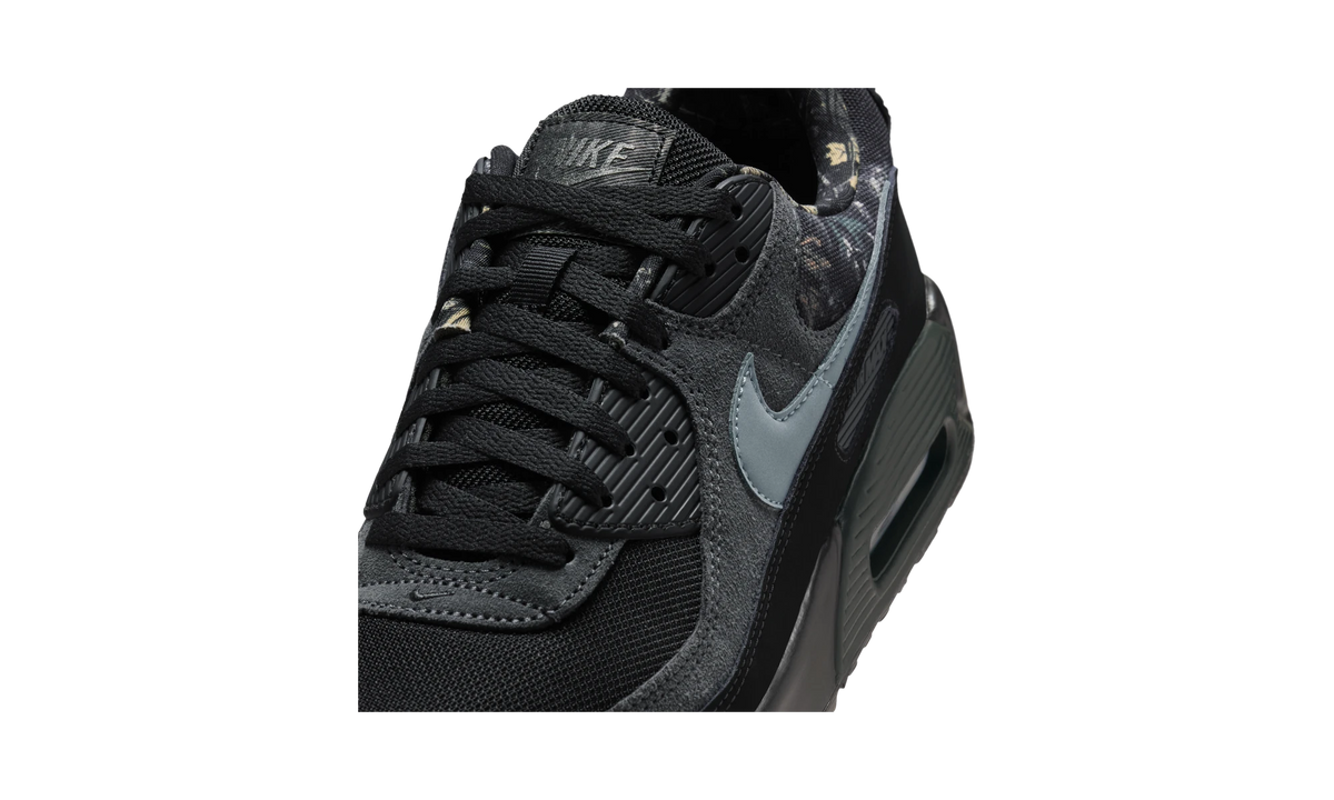 Overkicks - Nike Air Max 90 Black Realtree Edge Camo (IQ0300-001) - detalle lateral interior