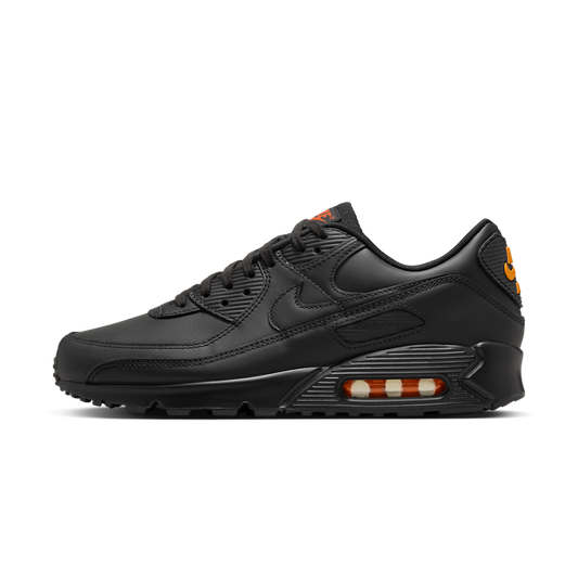 Overkicks - Nike Air Max 90 Black Safety Orange (IF5446-002) - vista lateral