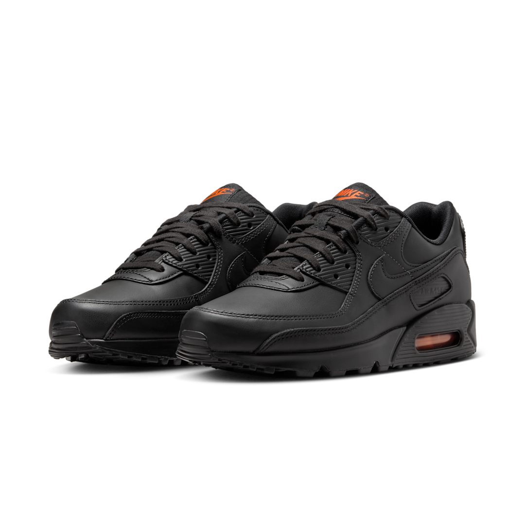 Overkicks - Nike Air Max 90 Black Safety Orange (IF5446-002) - vista trasera