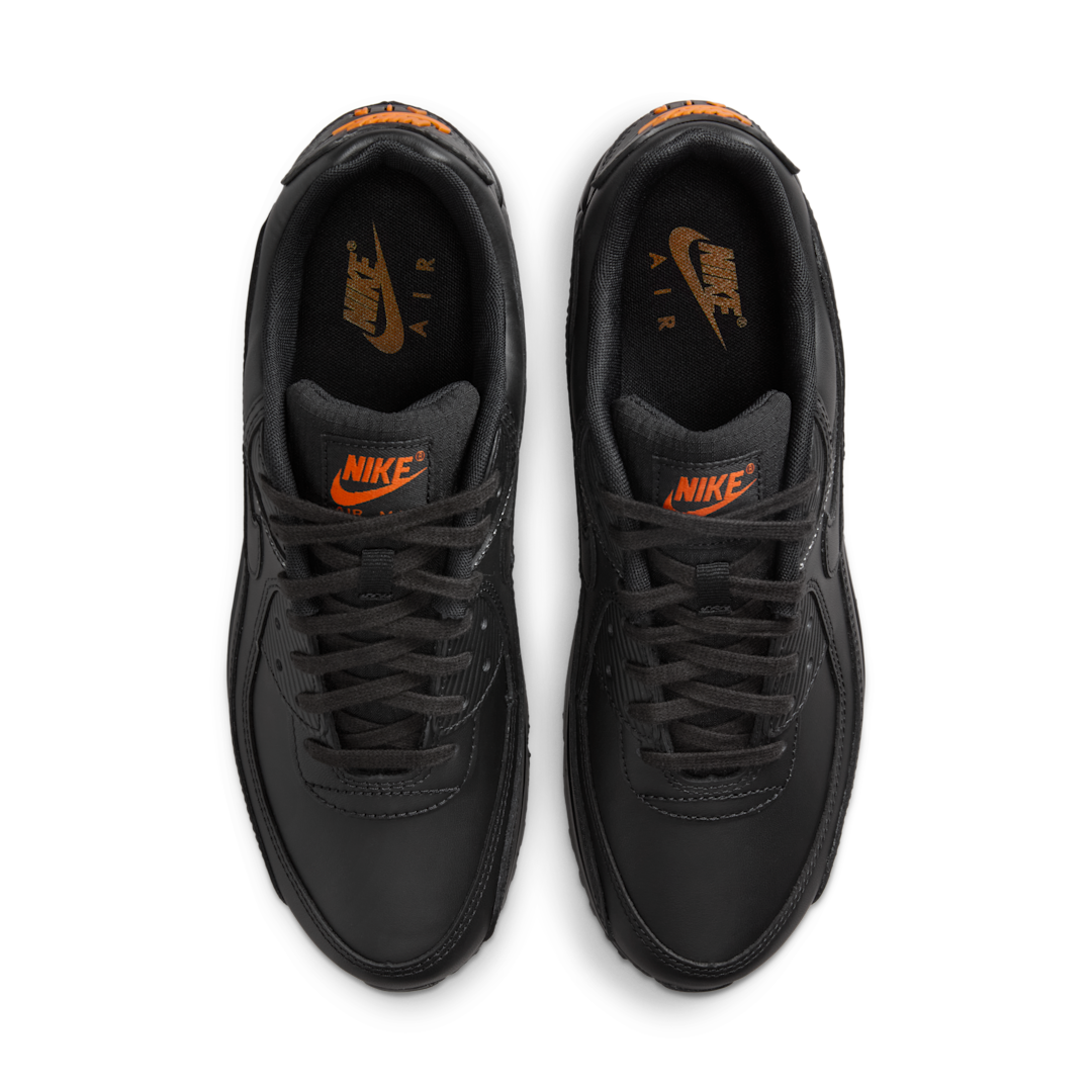 Overkicks - Nike Air Max 90 Black Safety Orange (IF5446-002) - par completo