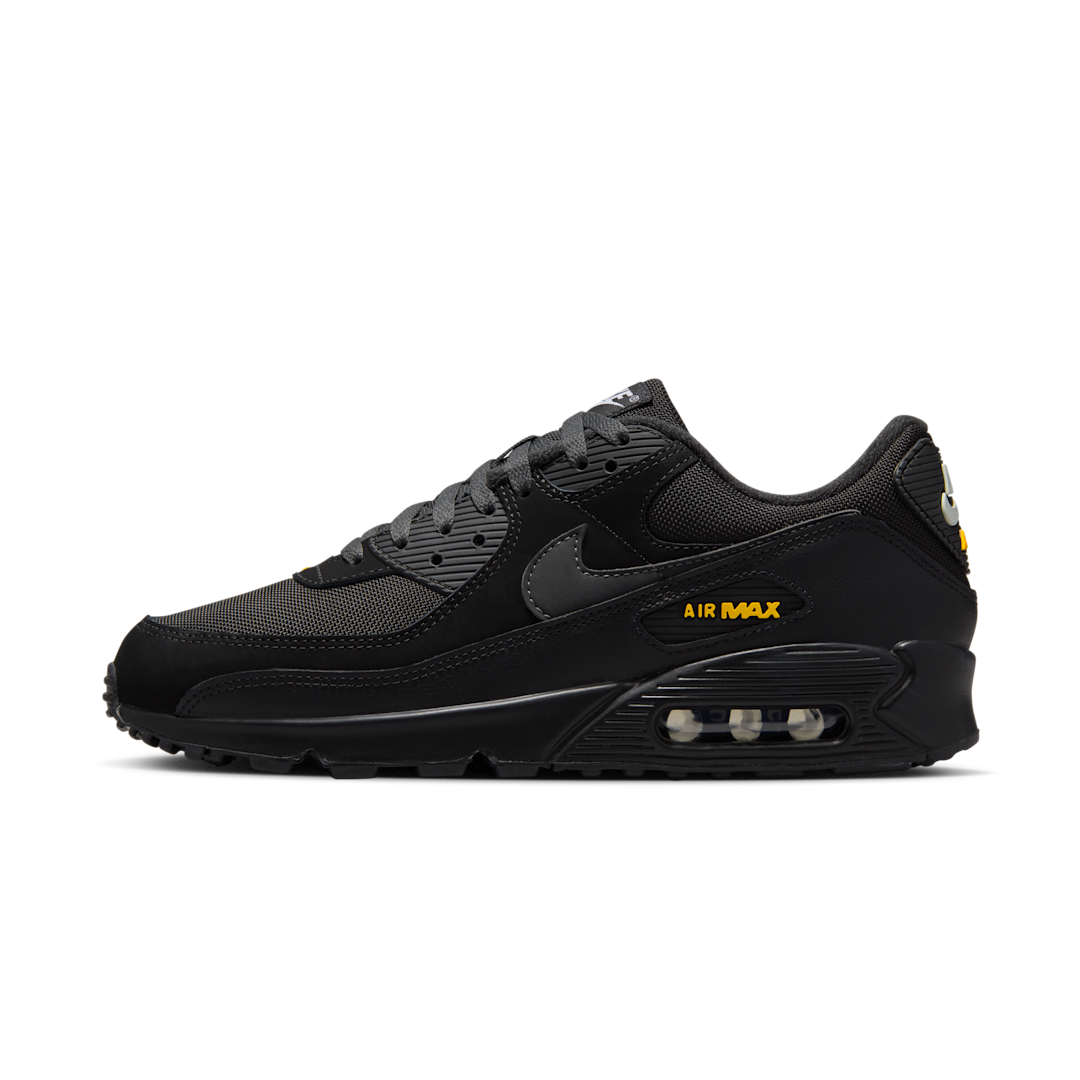 Overkicks - Nike Air Max 90 Black Speed Yellow (HM0628-001) - vista lateral