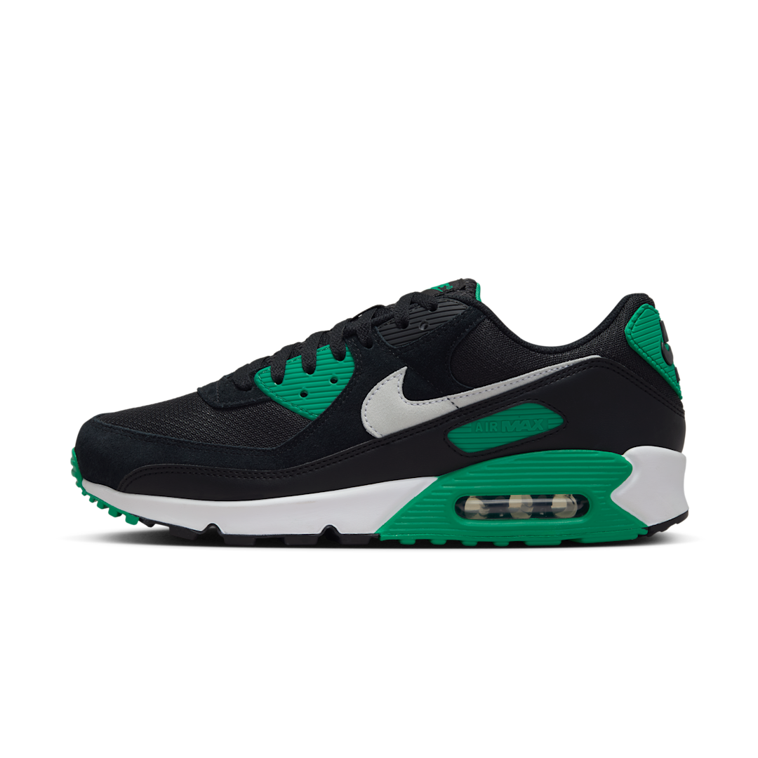 Overkicks - Nike Air Max 90 Black Stadium Green (DM0029-006) - vista lateral