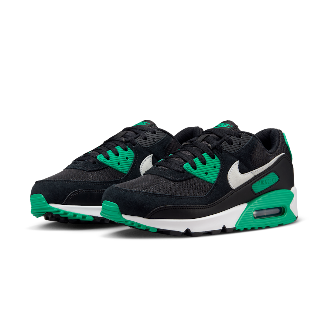 Overkicks - Nike Air Max 90 Black Stadium Green (DM0029-006) - vista trasera