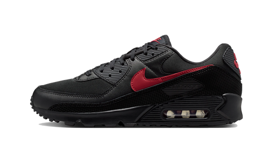 Overkicks - Nike Air Max 90 Black Tough Red (IM9616-001) - vista lateral