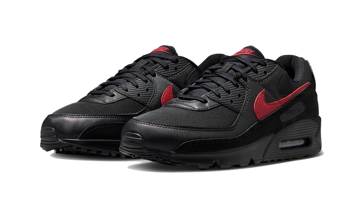 Overkicks - Nike Air Max 90 Black Tough Red (IM9616-001) - vista trasera