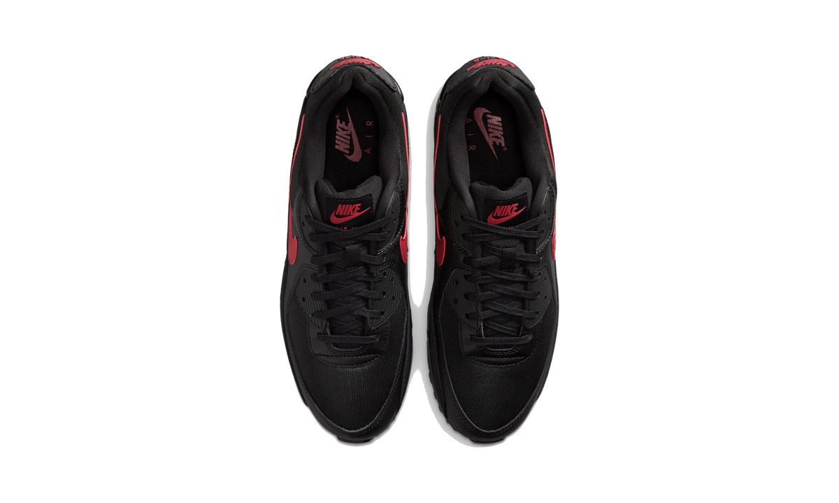 Overkicks - Nike Air Max 90 Black Tough Red (IM9616-001) - vista superior