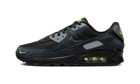 Overkicks - Nike Air Max 90 Black Volt Cool Grey (FQ2377-001) - vista lateral