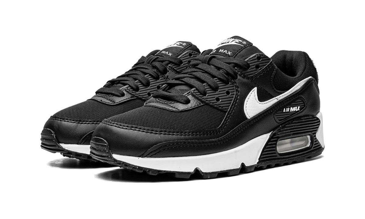 Overkicks - Nike Air Max 90 Black White (DH8010-002) - vista trasera