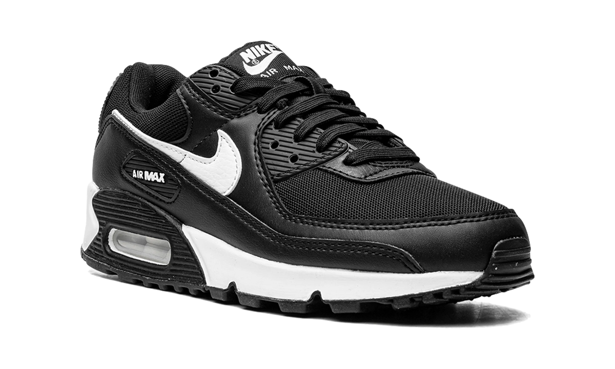 Overkicks - Nike Air Max 90 Black White (DH8010-002) - detalle lateral interior