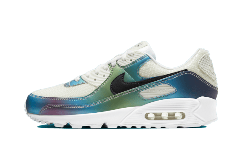 Overkicks - Nike Air Max 90 Bubble Pack White (CT5066-100) - vista lateral