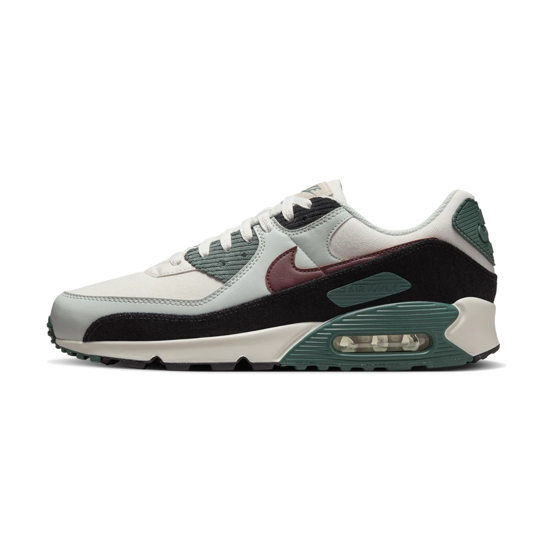 Overkicks - Nike Air Max 90 Burgundy Crush Vintage Green (FV6059-001) - vista lateral