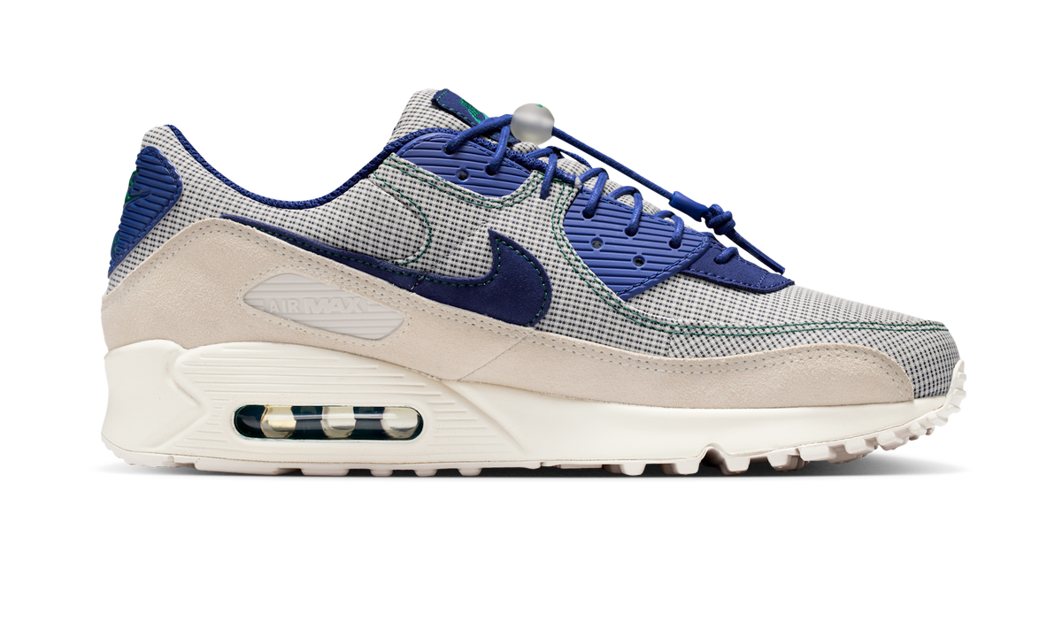 Overkicks - Nike Air Max 90 Coconut Milk Deep Royal Blue (IR1950-100) - detalle suela