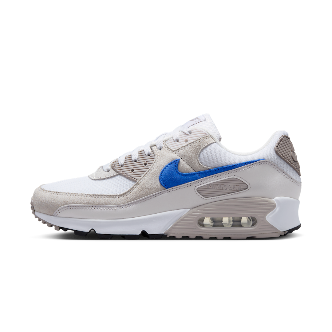 Overkicks - Nike Air Max 90 College Grey Racer Blue (DM0029-110) - vista lateral
