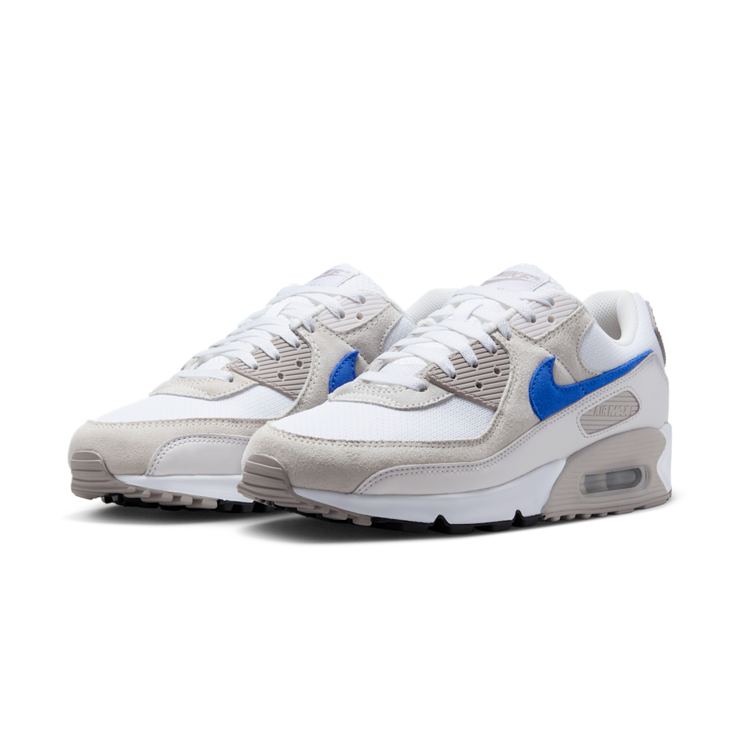 Overkicks - Nike Air Max 90 College Grey Racer Blue (DM0029-110) - vista trasera