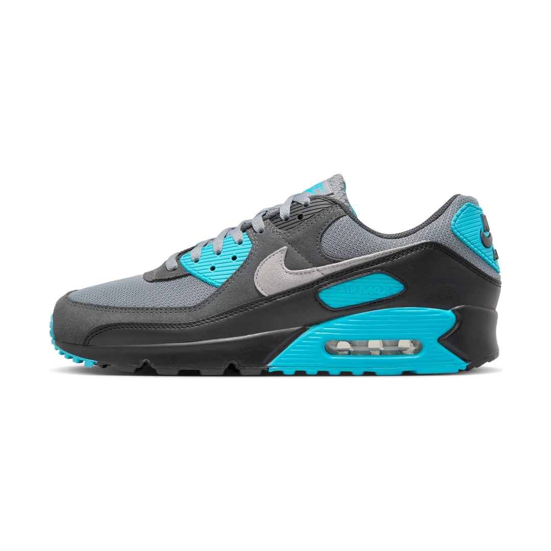 Overkicks - Nike Air Max 90 Cool Grey Dusty Cactus Black Wolf Grey (DM0029-013) - vista lateral