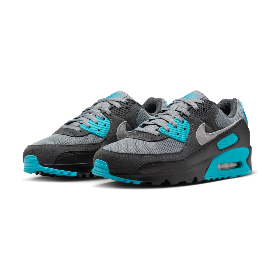 Overkicks - Nike Air Max 90 Cool Grey Dusty Cactus Black Wolf Grey (DM0029-013) - vista trasera