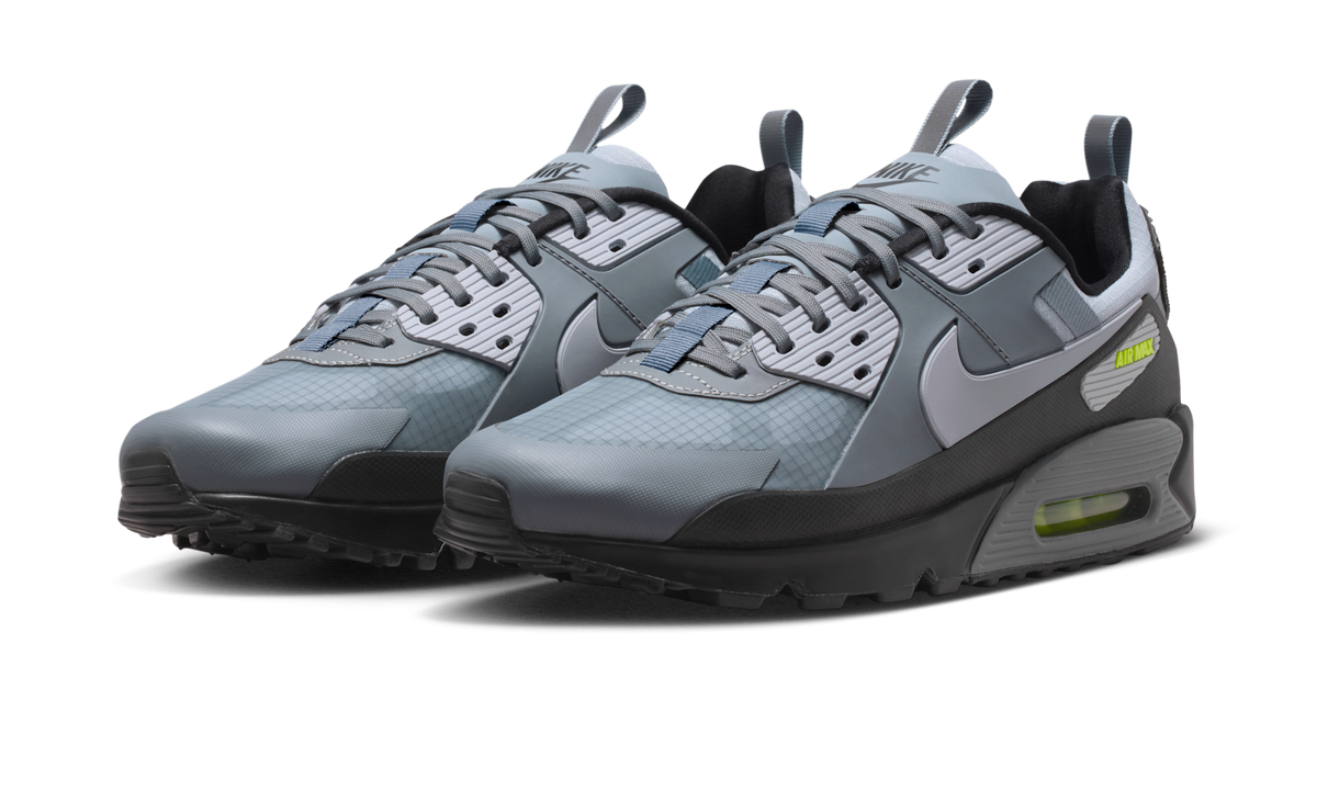 Overkicks - Nike Air Max 90 Drift Cool Grey Volt (IO1908-065) - vista trasera