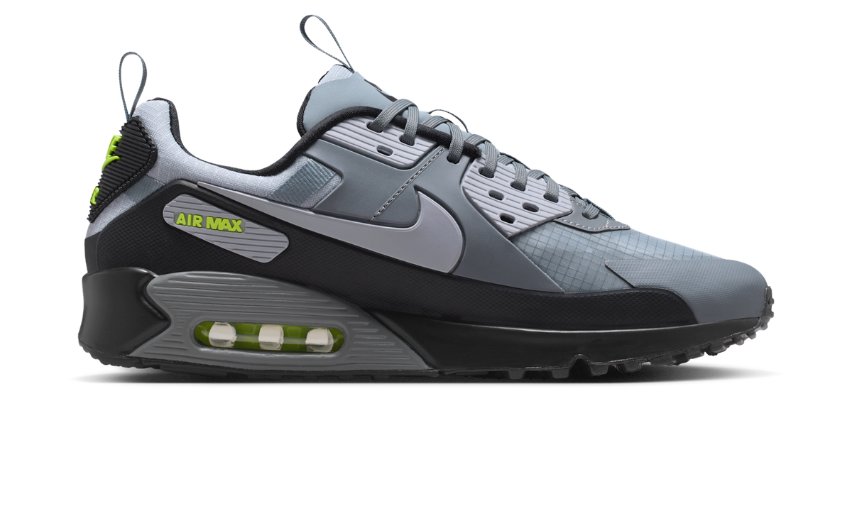 Overkicks - Nike Air Max 90 Drift Cool Grey Volt (IO1908-065) - detalle suela