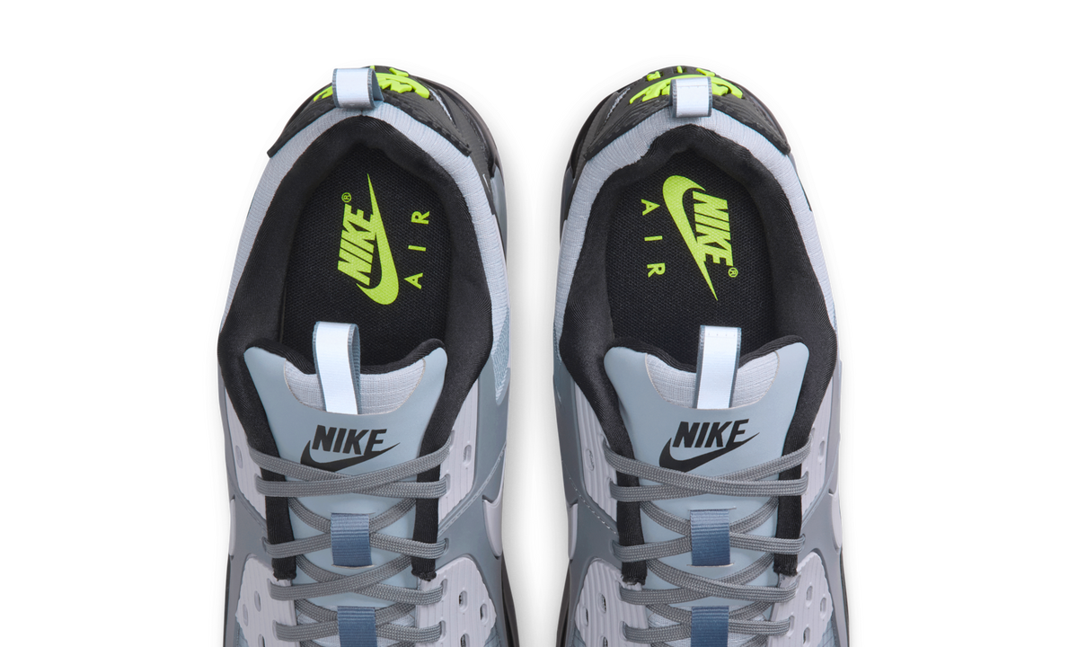 Overkicks - Nike Air Max 90 Drift Cool Grey Volt (IO1908-065) - vista superior