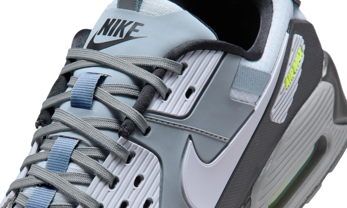 Overkicks - Nike Air Max 90 Drift Cool Grey Volt (IO1908-065) - detalle lateral interior