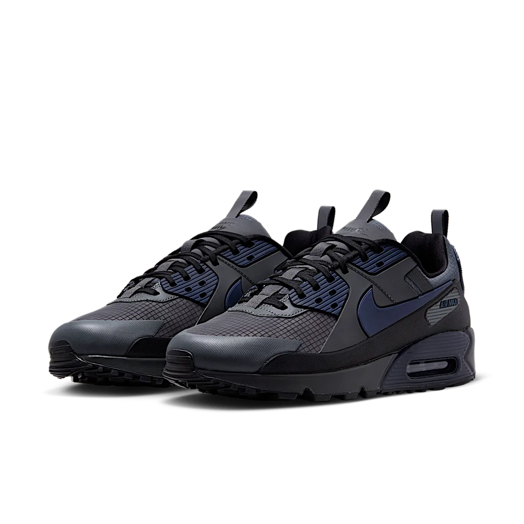 Overkicks - Nike Air Max 90 Drift Iron Grey Black Anthracite Obsidian (FB2877-006) - vista trasera