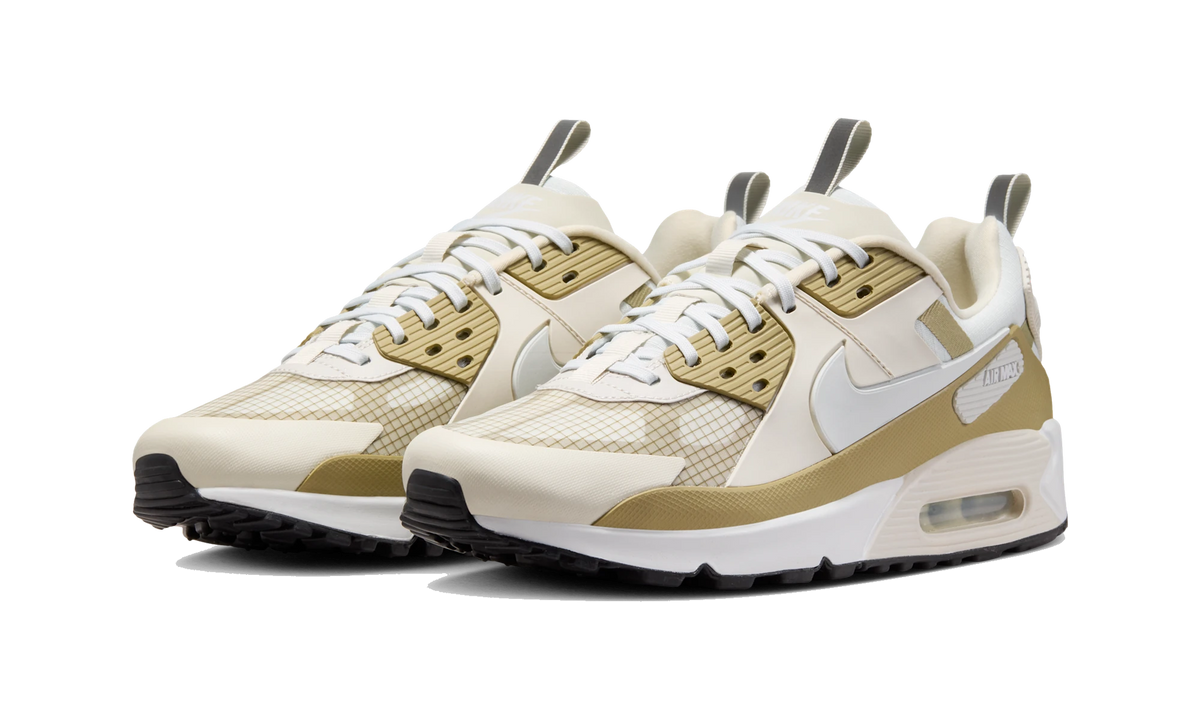 Overkicks - Nike Air Max 90 Drift Light Bone Neutral Olive (IO1908-072) - vista trasera