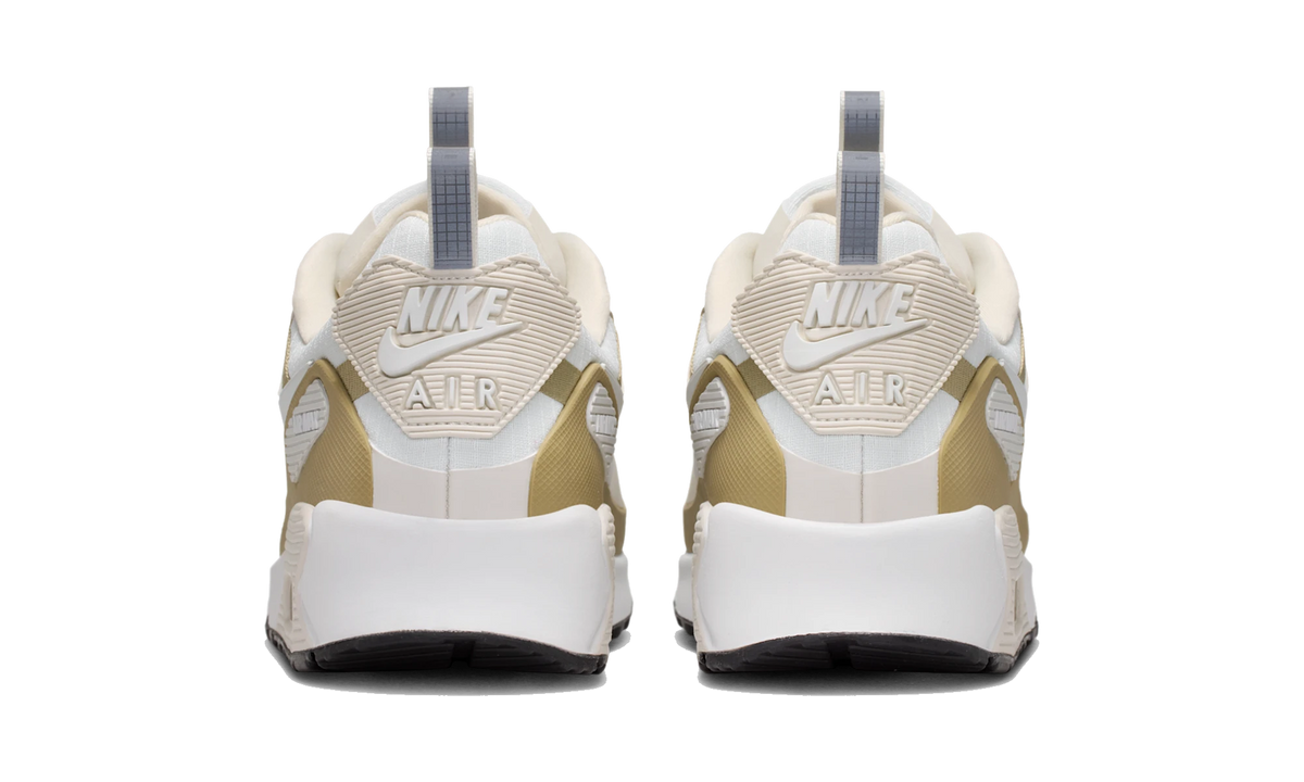Overkicks - Nike Air Max 90 Drift Light Bone Neutral Olive (IO1908-072) - detalle talón