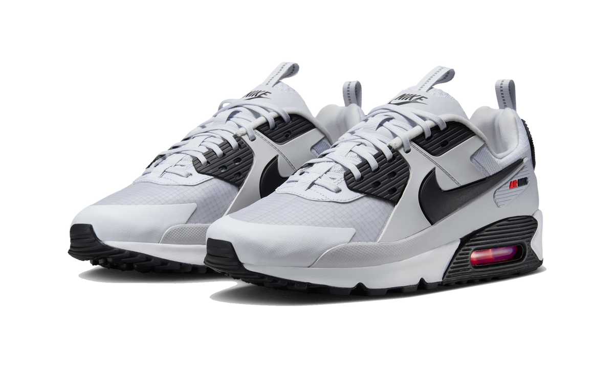 Overkicks - Nike Air Max 90 Drift Pure Platinum/Bright Crimson/Black (IV5758-043) - vista trasera