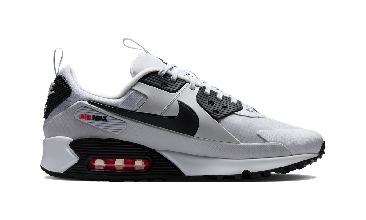 Overkicks - Nike Air Max 90 Drift Pure Platinum/Bright Crimson/Black (IV5758-043) - detalle suela