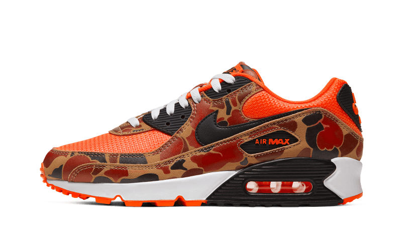 Overkicks - Nike Air Max 90 Duck Camo Orange (CW4039-800) - vista lateral