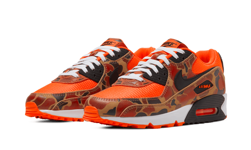 Overkicks - Nike Air Max 90 Duck Camo Orange (CW4039-800) - vista trasera