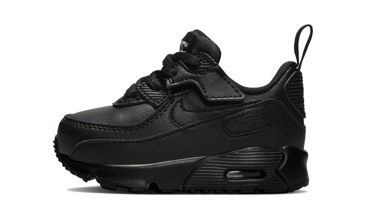 Overkicks - Nike Air Max 90 EasyOn Black White (TD) (IH1418-028) - vista lateral