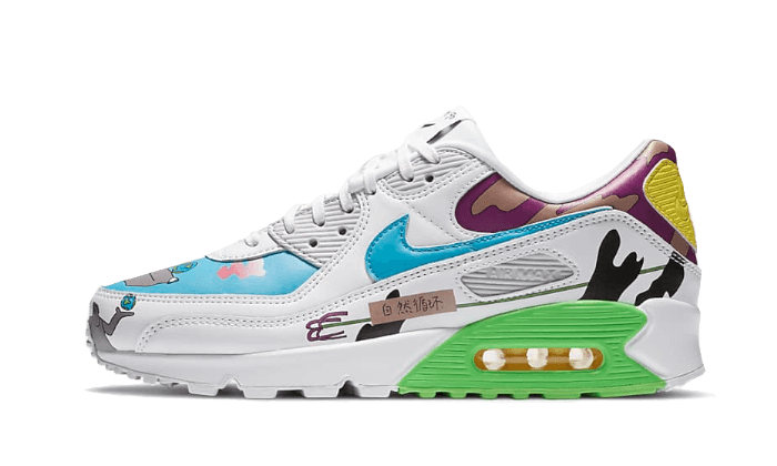 Overkicks - Nike Air Max 90 Flyleather Ruohan Wang (CZ3992-900) - vista lateral