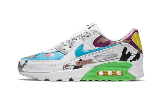 Overkicks - Nike Air Max 90 Flyleather Ruohan Wang (CZ3992-900) - vista lateral
