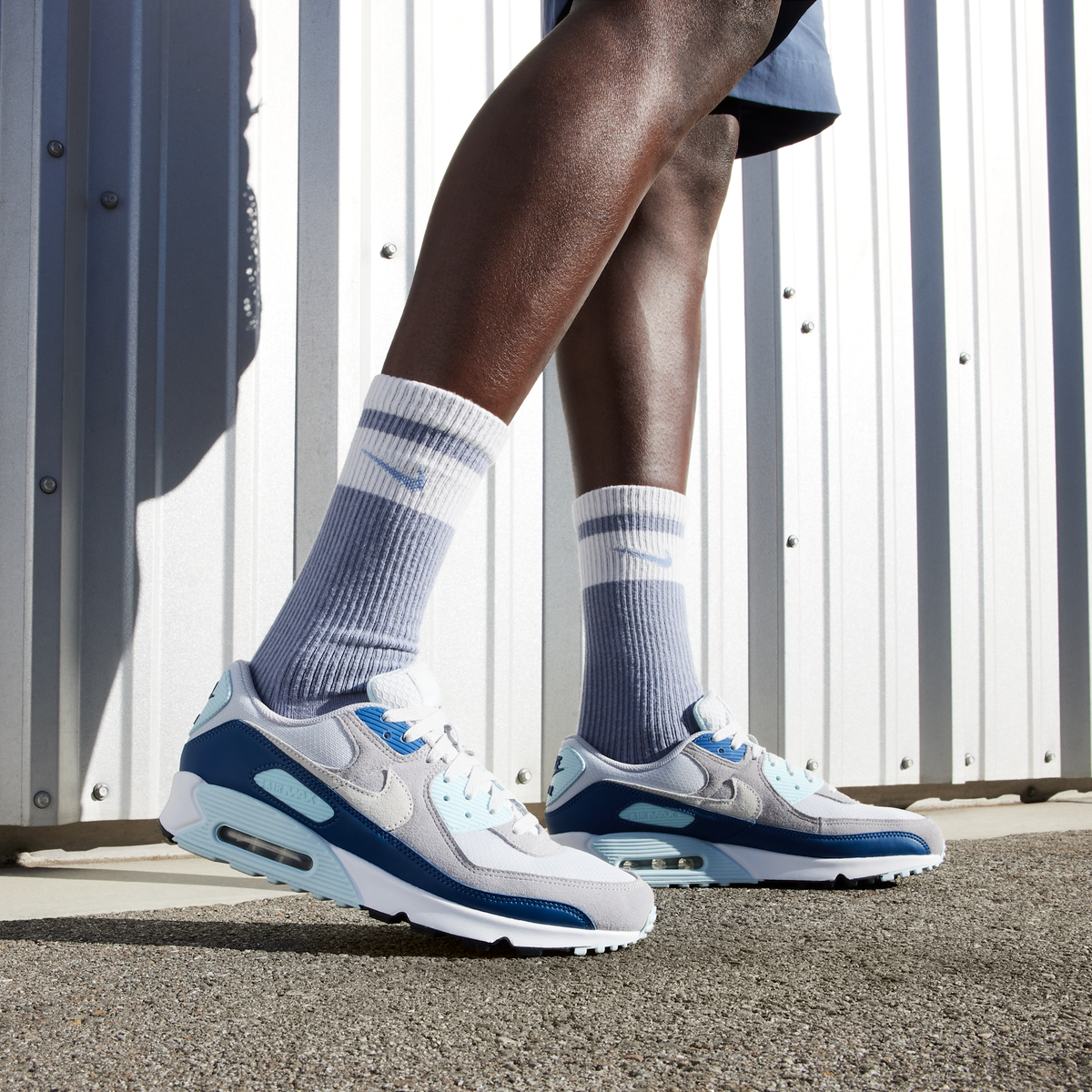 Overkicks - Nike Air Max 90 Glacier Blue (FN6958-001) - par completo