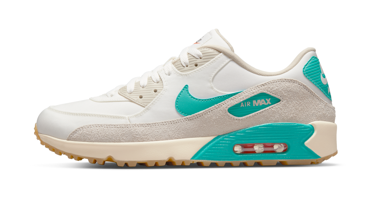 Overkicks - Nike Air Max 90 Golf Sail Washed Teal (DO6492-141) - vista lateral