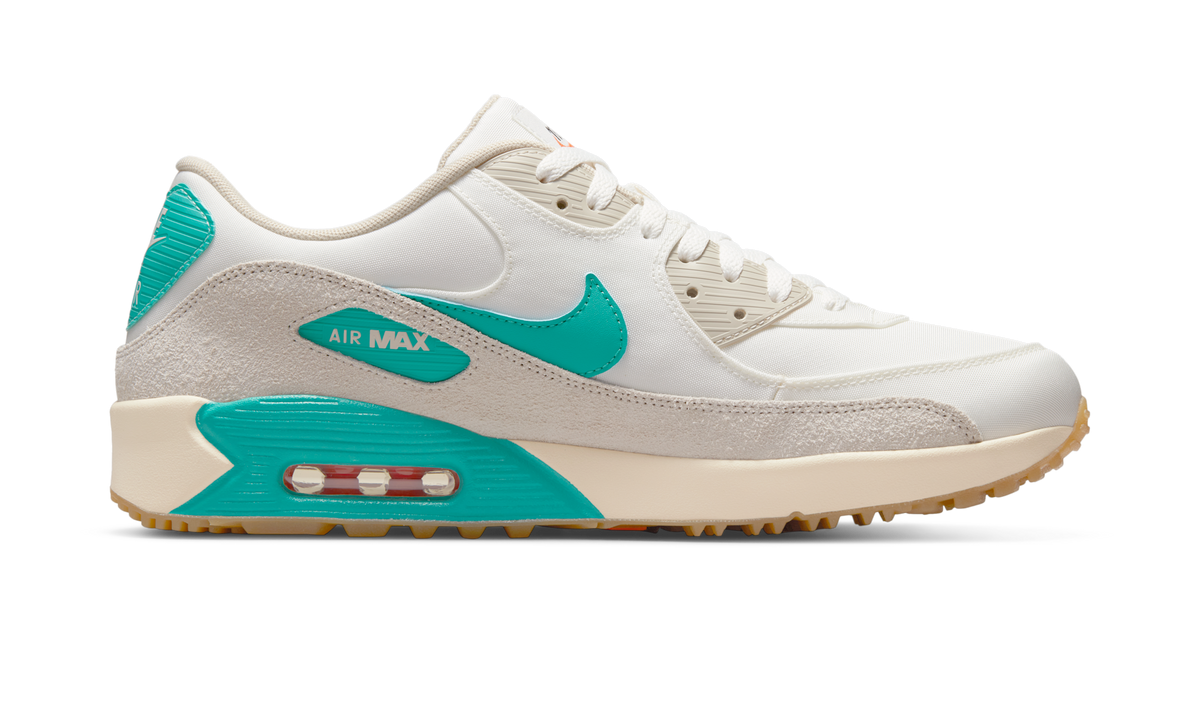 Overkicks - Nike Air Max 90 Golf Sail Washed Teal (DO6492-141) - detalle suela