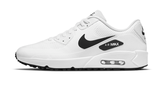 Overkicks - Nike Air Max 90 Golf White Black (CU9978-101) - vista lateral