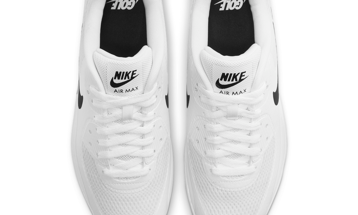 Overkicks - Nike Air Max 90 Golf White Black (CU9978-101) - vista superior