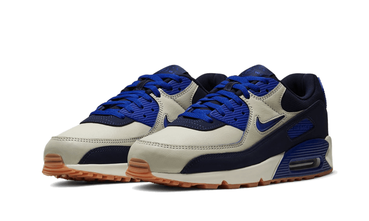 Overkicks - Nike Air Max 90 Home & Away Blue (CJ0611-102) - vista trasera