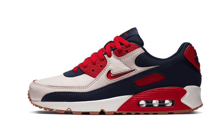 Overkicks - Nike Air Max 90 Home & Away Red (CJ0611-101) - vista lateral