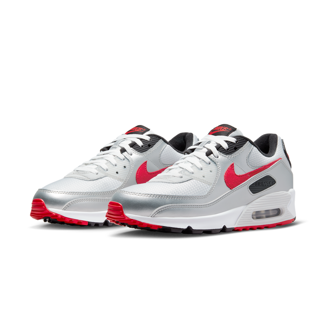 Overkicks - Nike Air Max 90 Icons Silver Bullet (DX4233-001) - vista trasera