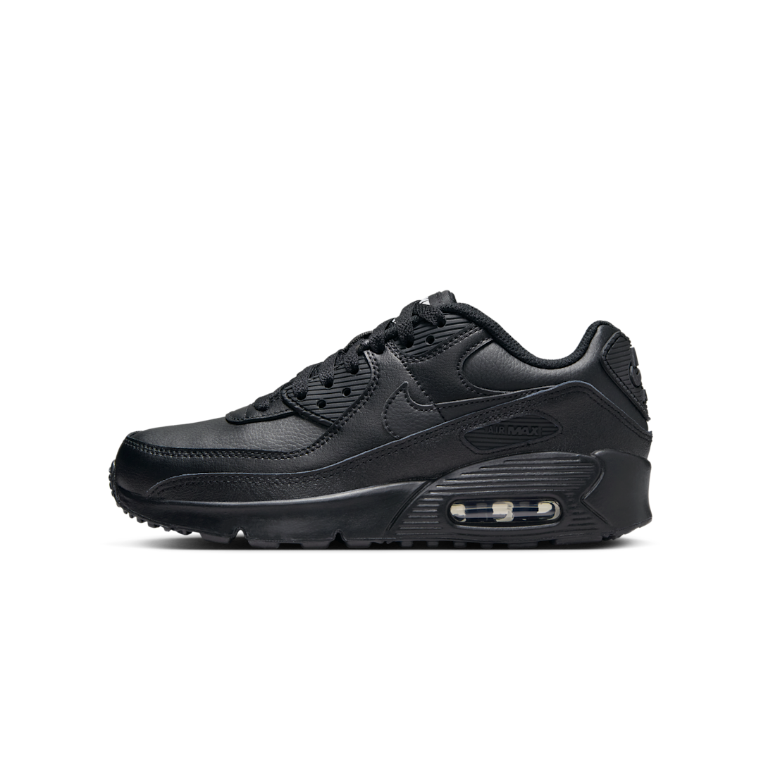 Overkicks - Nike Air Max 90 LTR Black (GS) (CD6864-028) - vista lateral