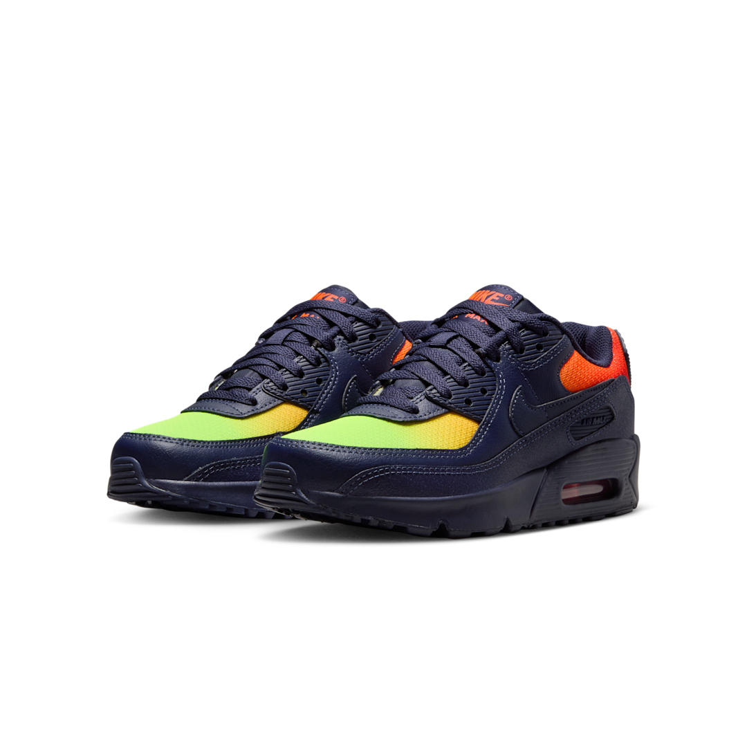 Overkicks - Nike Air Max 90 LTR Lemon Venom Blackened Blue (GS) (CD6864-701) - imagen 2