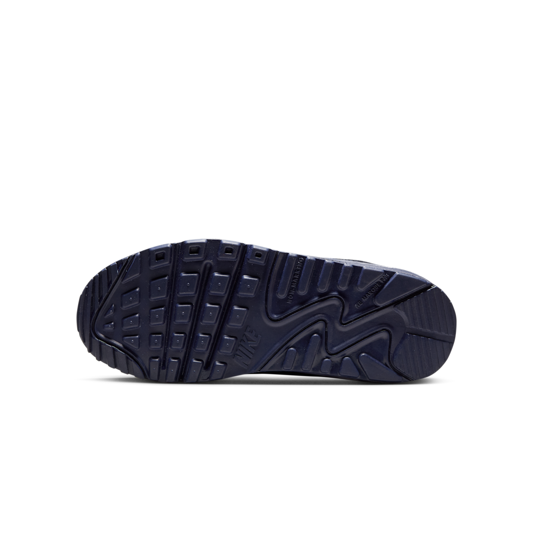 Overkicks - Nike Air Max 90 LTR Lemon Venom Blackened Blue (GS) (CD6864-701) - imagen 4